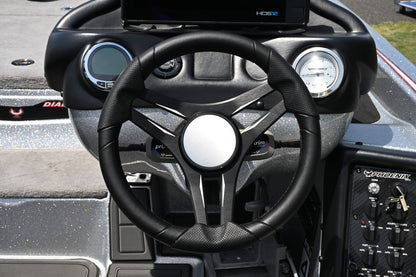 ステアリングホイールGussi Molinara Steering Brushedﾌﾞﾗｯｸ　0113
