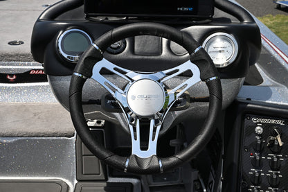 ステアリングホイール Gussi Verona Steering クロームスポーク 0126