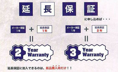 LOWRANCE延長保証